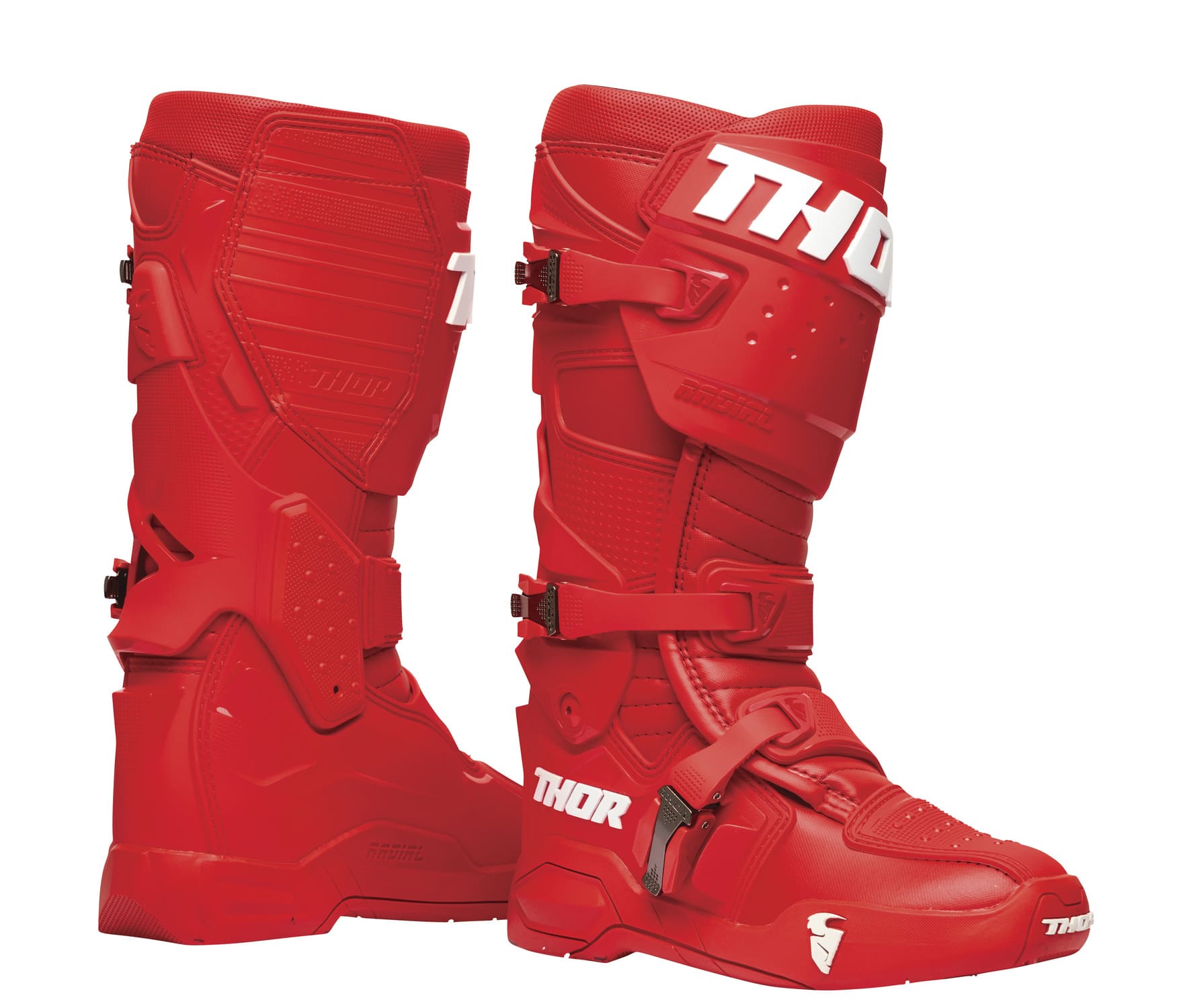 TH34102743 Stivali cross Thor Radial rosso 49
