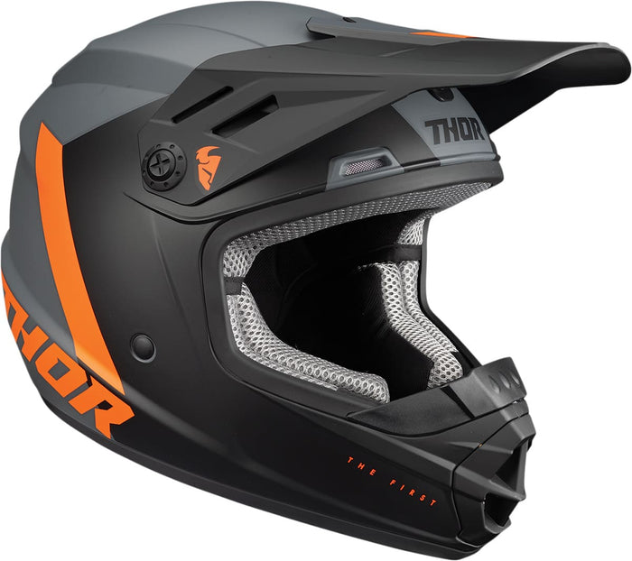 TH01111480 Casco cross Thor Sector bambini antracite / arancione LG