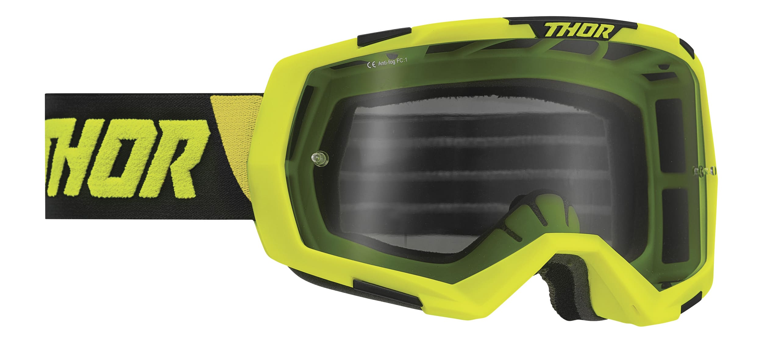 TH26012965 Thor Regiment Lime / Black Cross Mask