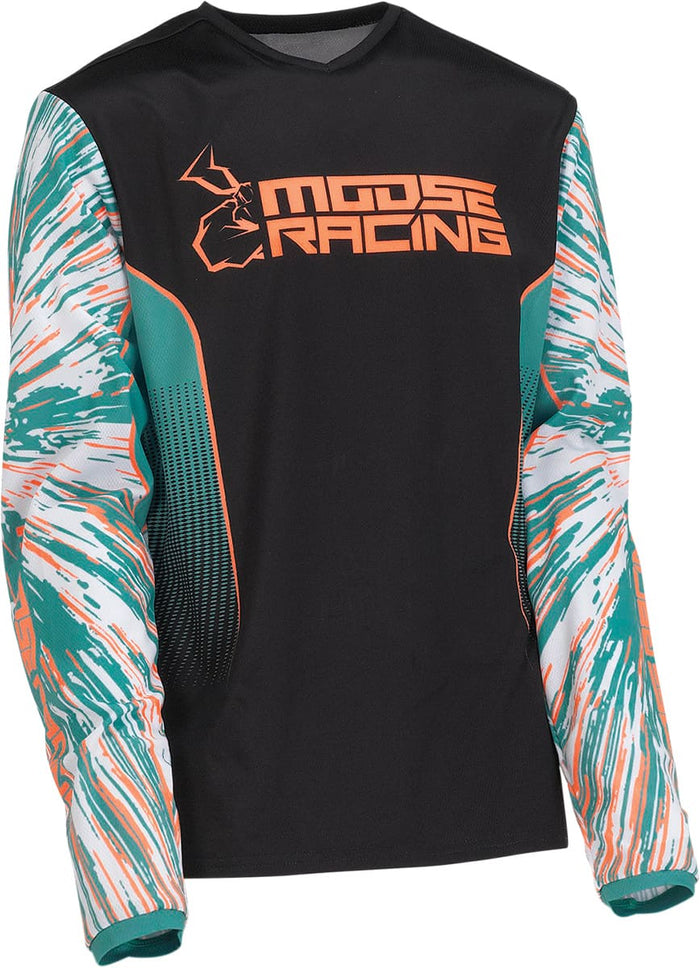 MR-29122255 Maglia cross Moose Racing Kids Agroid turchese/aranciato/nero XL, COD: MR-29122255