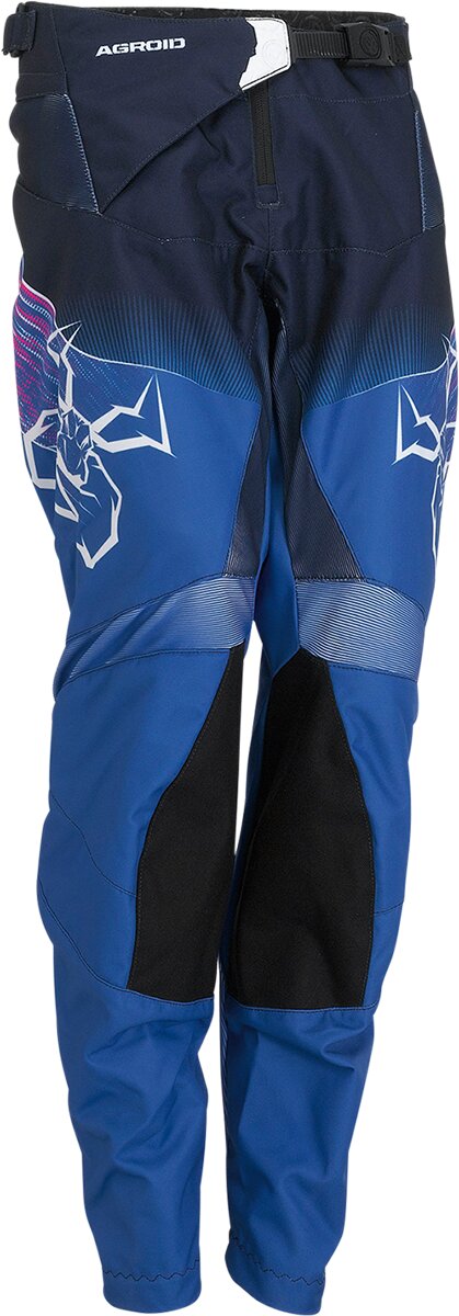 MR-29032262 Pantaloni cross Moose Racing Kids Agroid rosa/blu 20