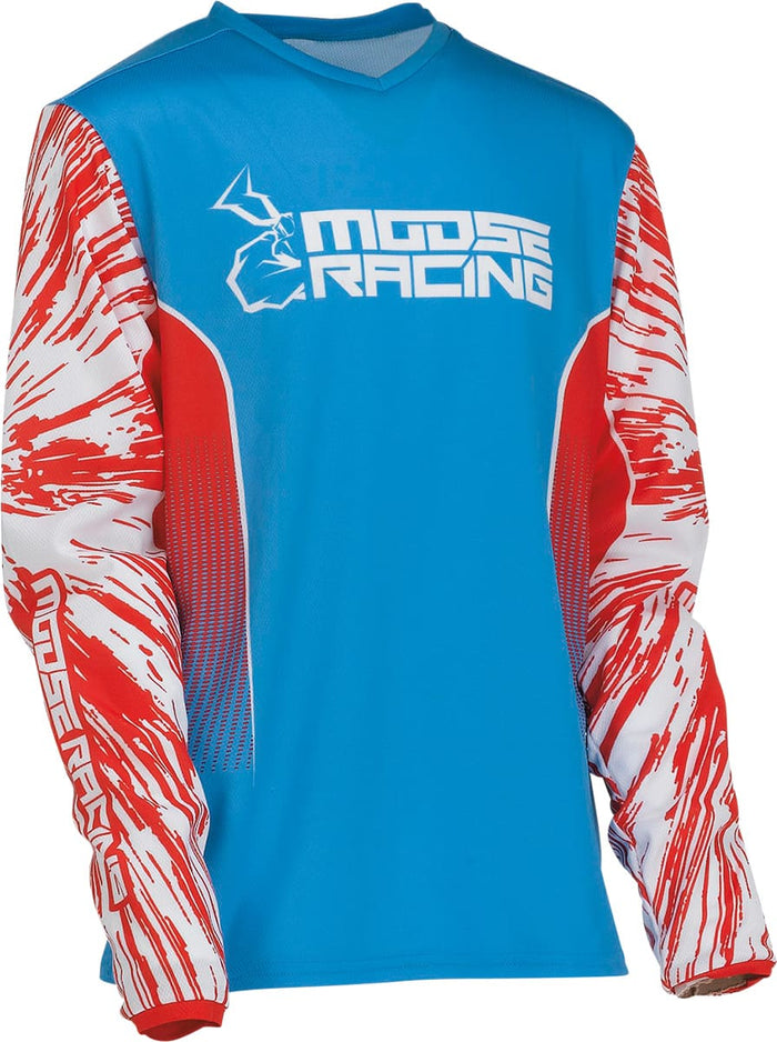 MR-29122265 Maglia cross Moose Racing Kids Agroid rosso/bianco/blu XL, COD: MR-29122265