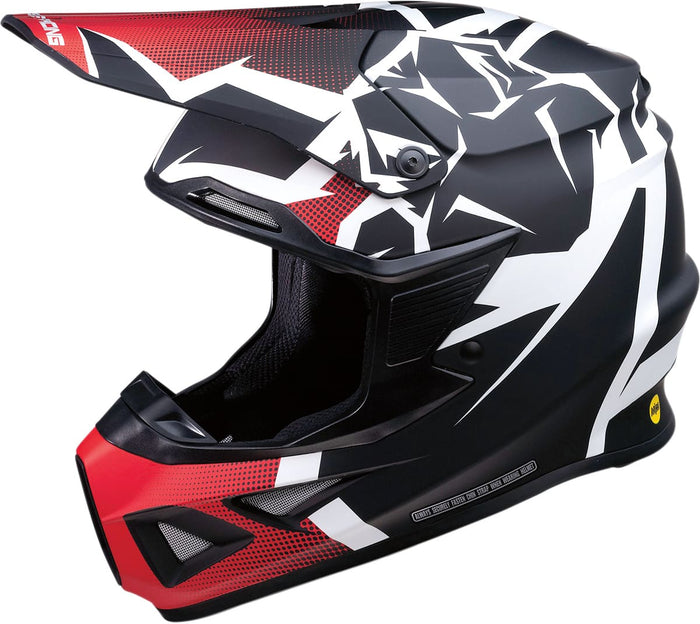 MR-01106697 Casco cross Moose Racing MIPS FI Agroid rosso 3X