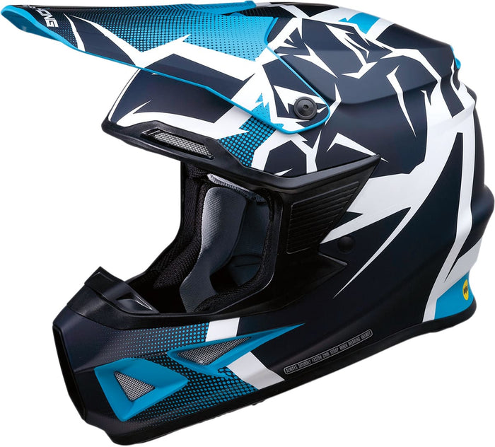 MR-01106711 Casco cross Moose Racing MIPS FI Agroid blu 3X