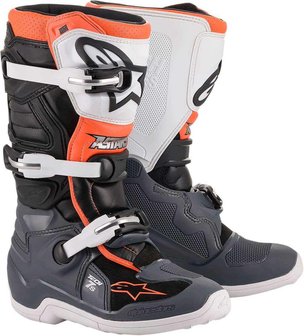 ALP34110564 Stivali Alpinestars Tech 7S gris / blanc / orange 42