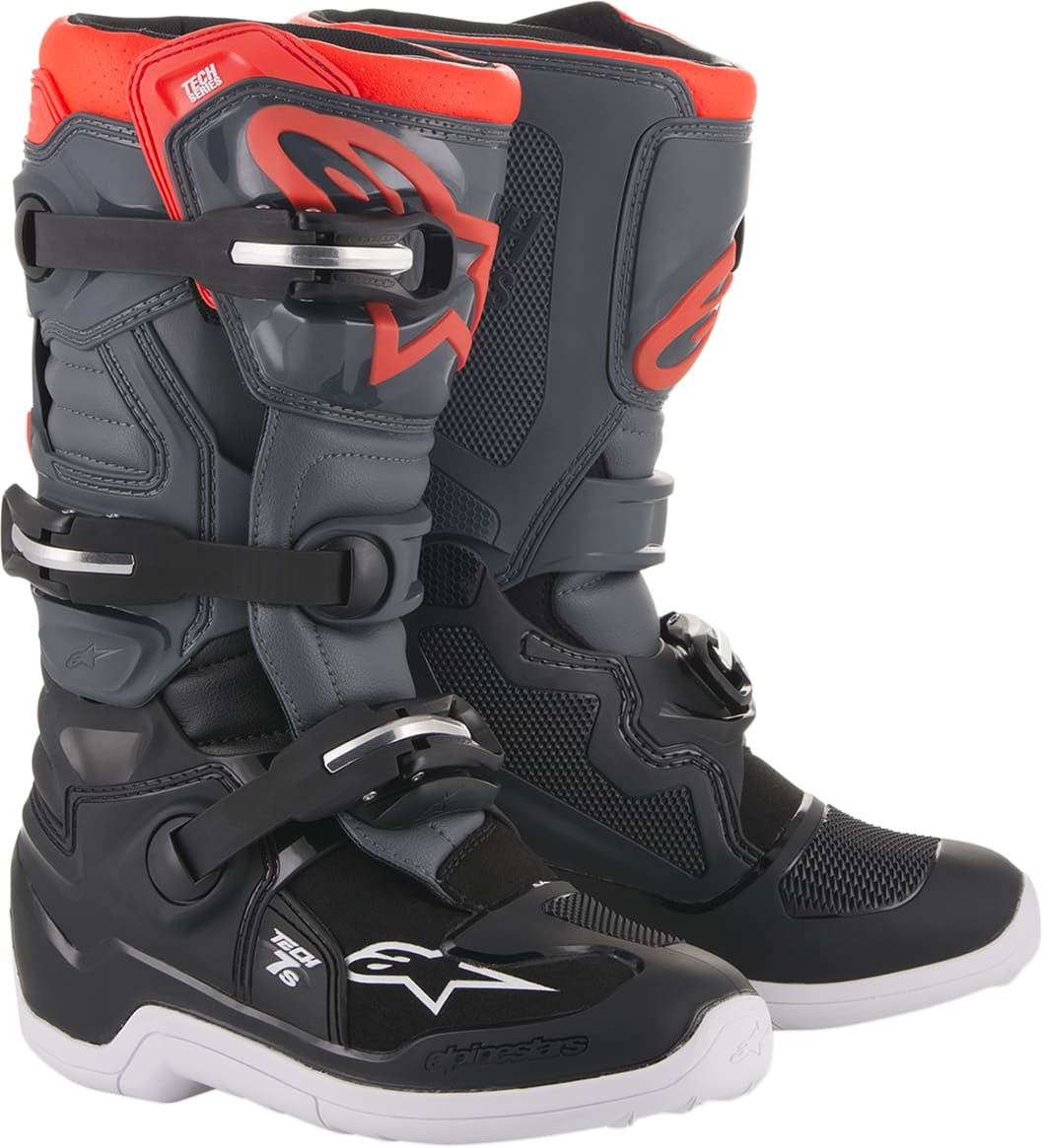 ALP34110498 Stivali Alpinestars Tech 7S noir / gris / rouge 35,5