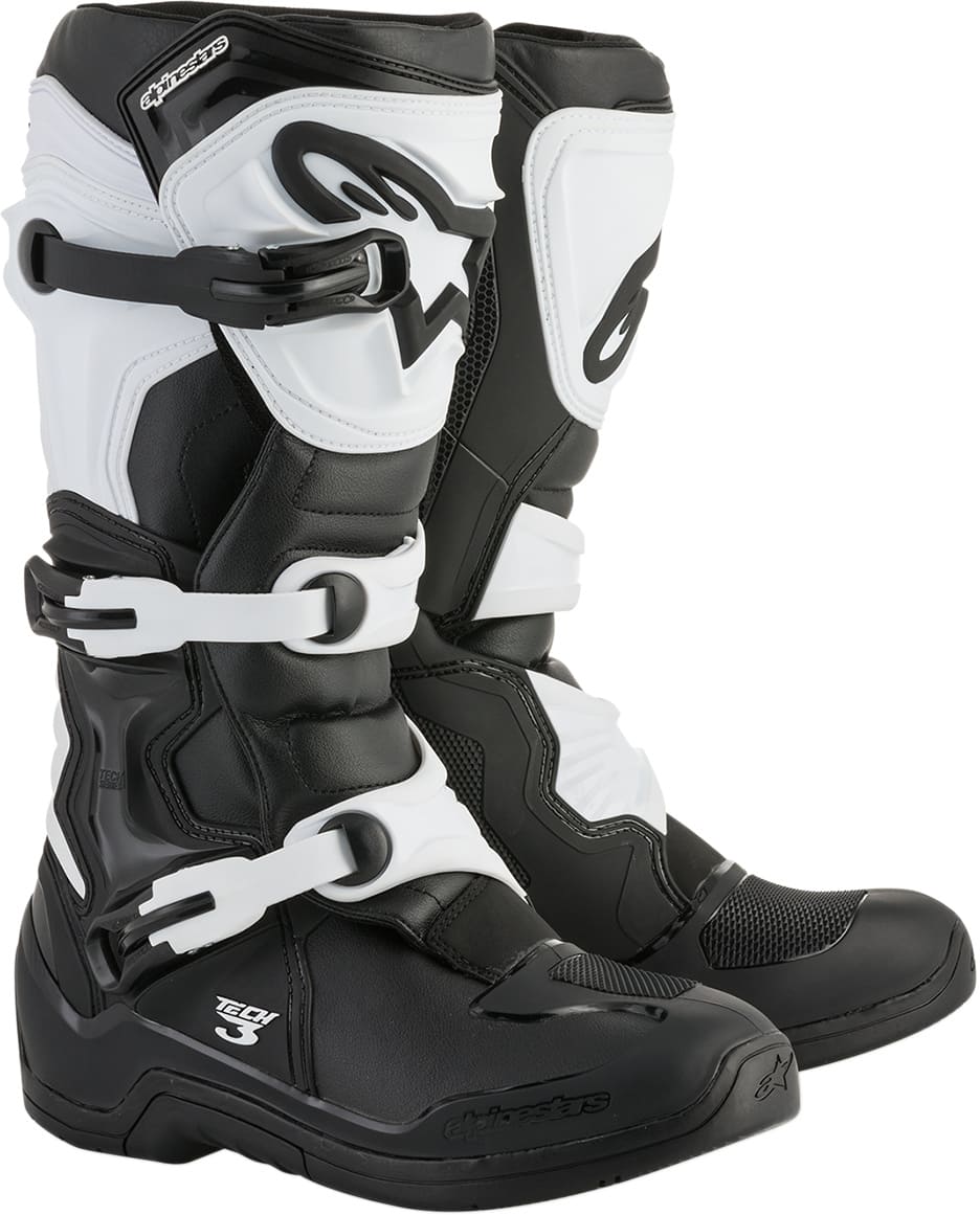 ALP34101916 Stivali Alpinestars Tech 3 noir / blanc 48