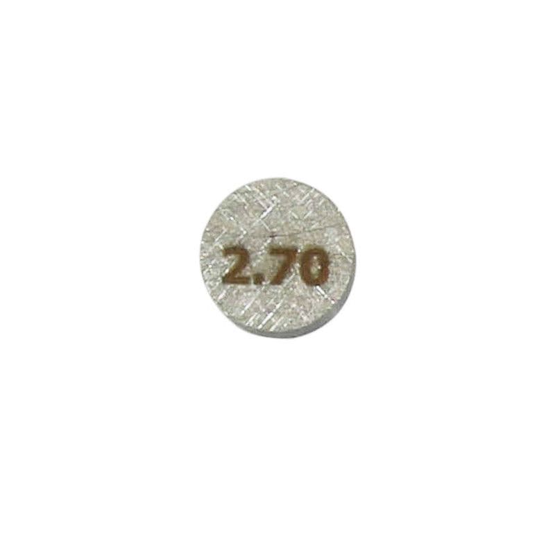 OE-PIACM144323 Piastrina valvola / shim 2,70mm - ricambio originale Piaggio 4T 4V, COD: OE-PIACM144323