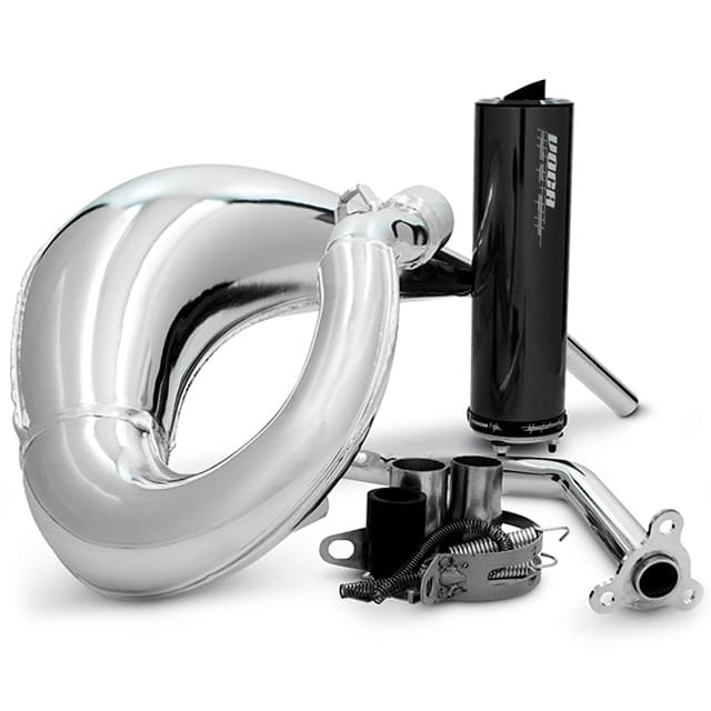 VCR-RD38191/BK Scarico Voca Cross Chromed 50 - 70 nero Beta RR dopo 2021