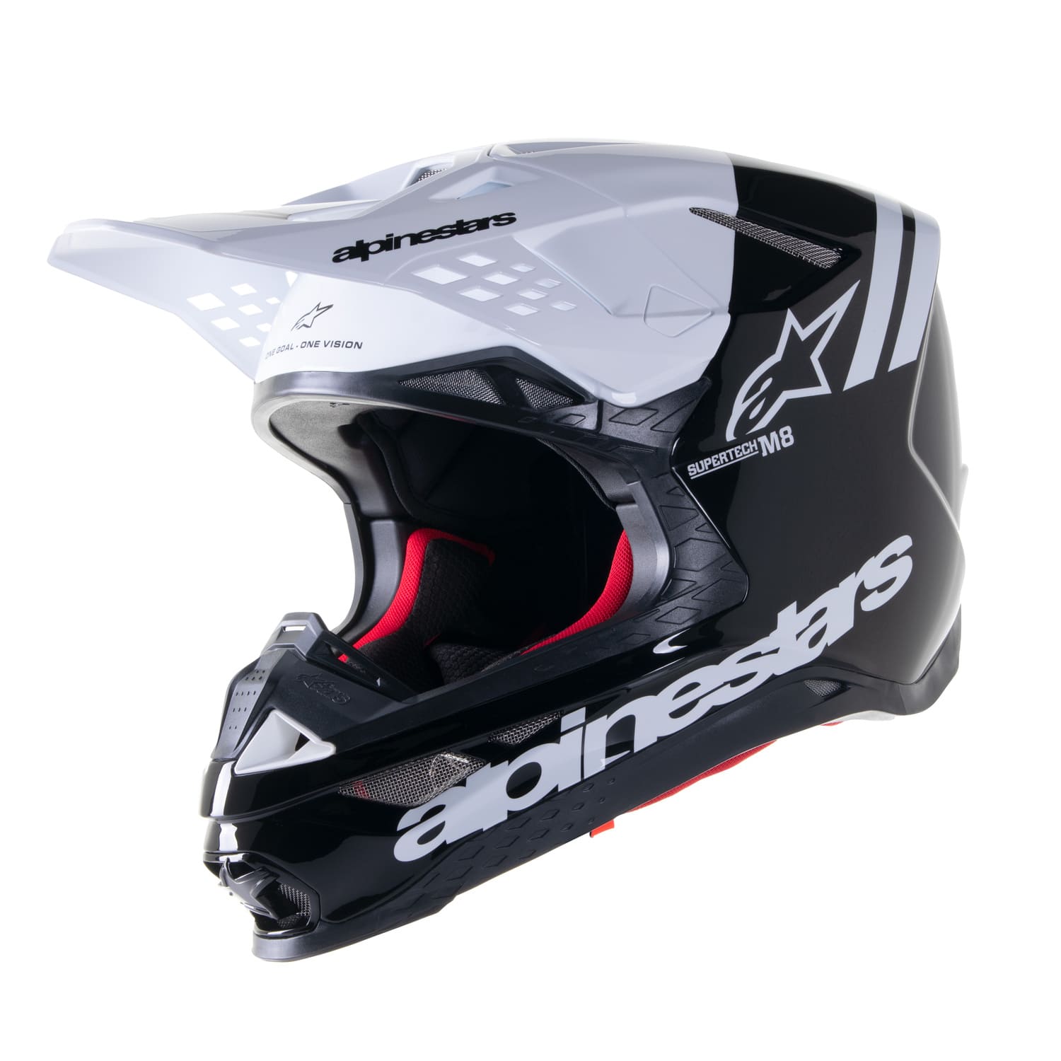 ALP1107924 Alpinestars SM8 Radium 2 MX Helmet Black/White XL