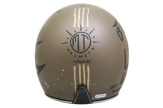MT-153784 MT Le Mans 2 SV Outlander jet helmet, matte brown, L