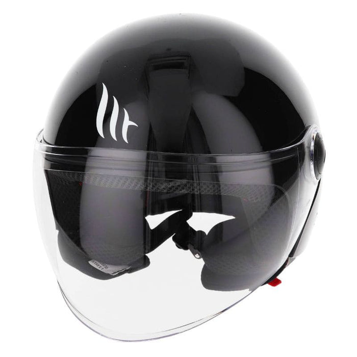 MT-180999 Casco jet MT Street Uni nero lucido XL