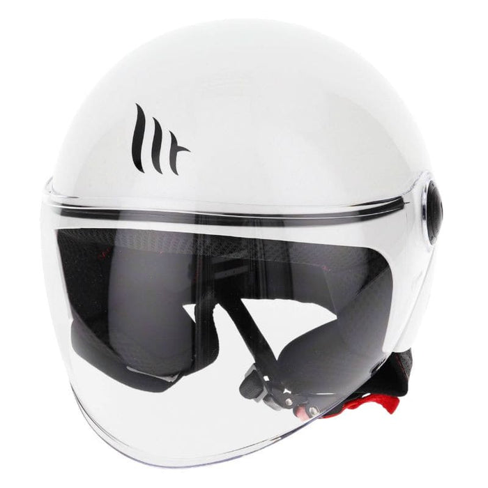 MT-160123 Casco jet MT Street Uni bianco lucido XL
