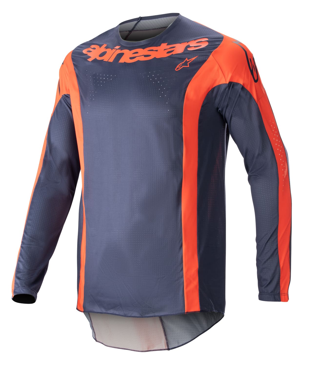 ALP29107263 Maglia MX Alpinestars Techstar Arch blu marino/aranciato 2XL