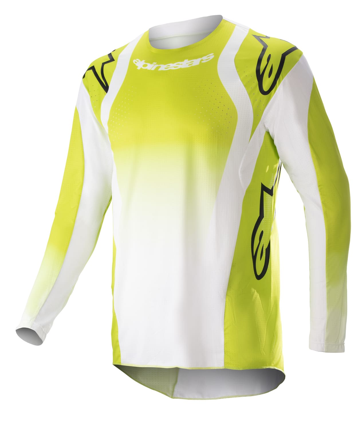 ALP29107238 Maglia MX Alpinestars Techstar Push giallo fluo/bianco 2XL