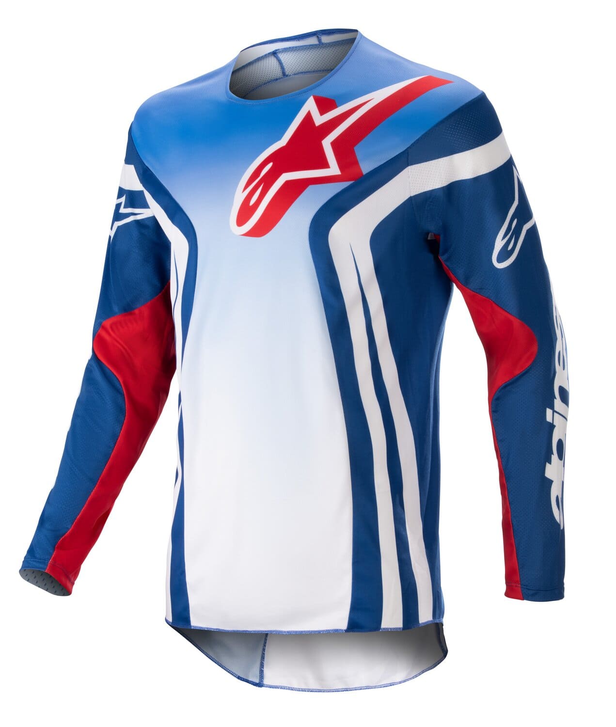 ALP29107318 Maglia MX Alpinestars Racer Semi blu/aranciato 2XL