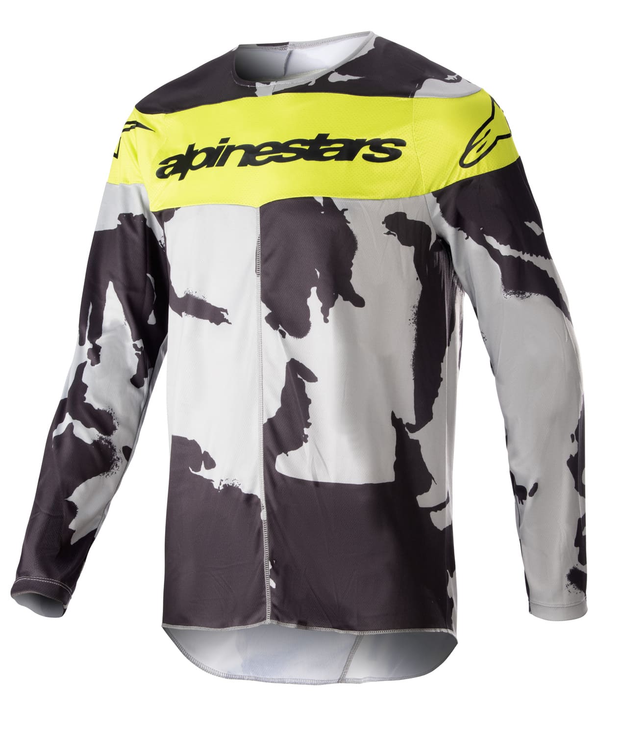 ALP29107288 Maglia MX Alpinestars Racer Tactical camouflage/giallo fluo 2XL