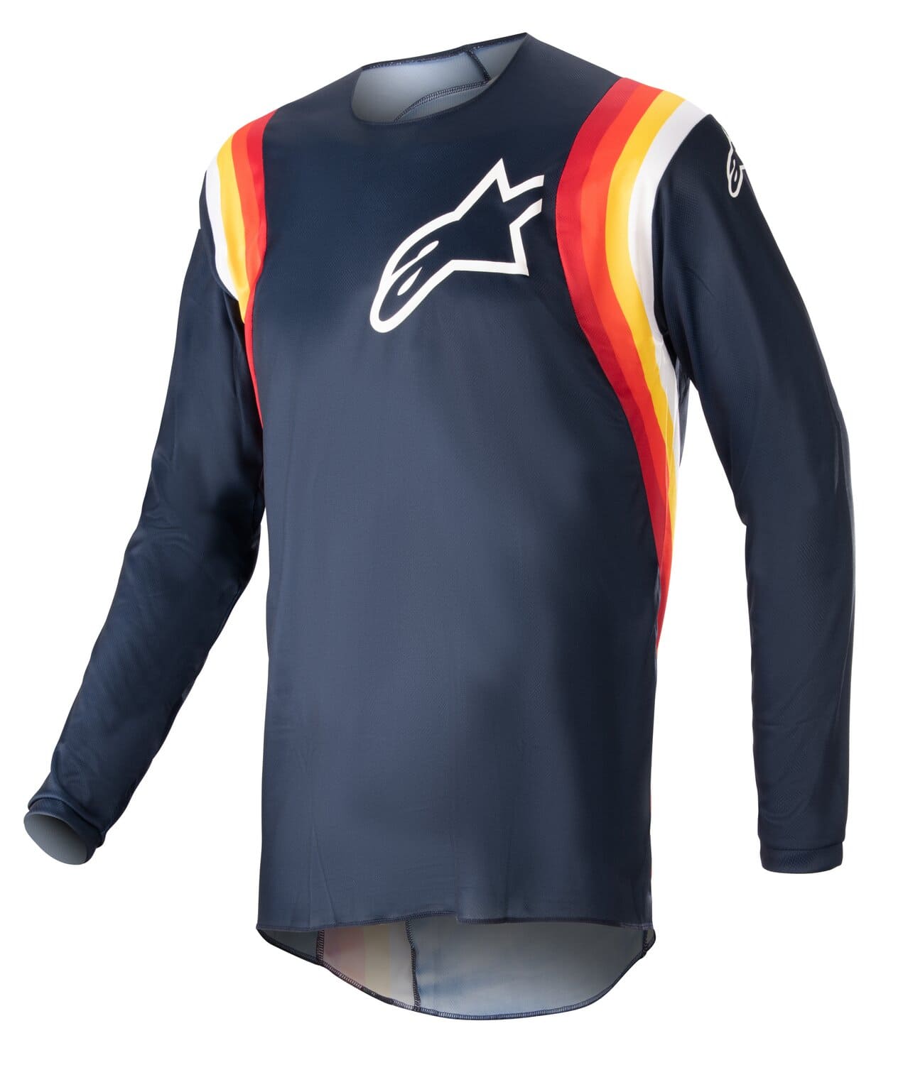 ALP29107389 Maglia MX Alpinestars Fluid Corsa blu marino 2XL