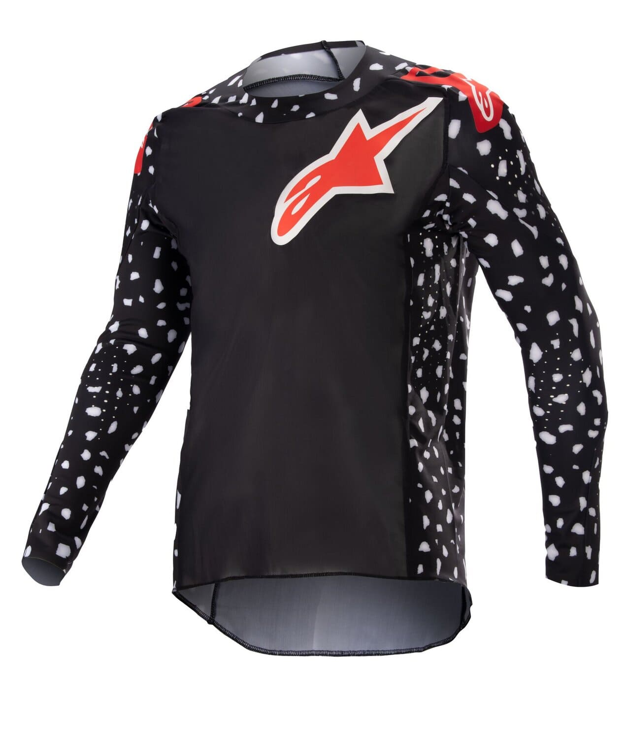 ALP29122284 Maglia MX Alpinestars Kids Racer North nero/rosso XL