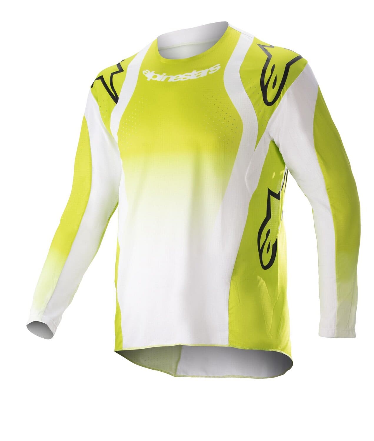 ALP29122288 Maglia MX Alpinestars Kids Racer Push giallo fluo/bianco XL
