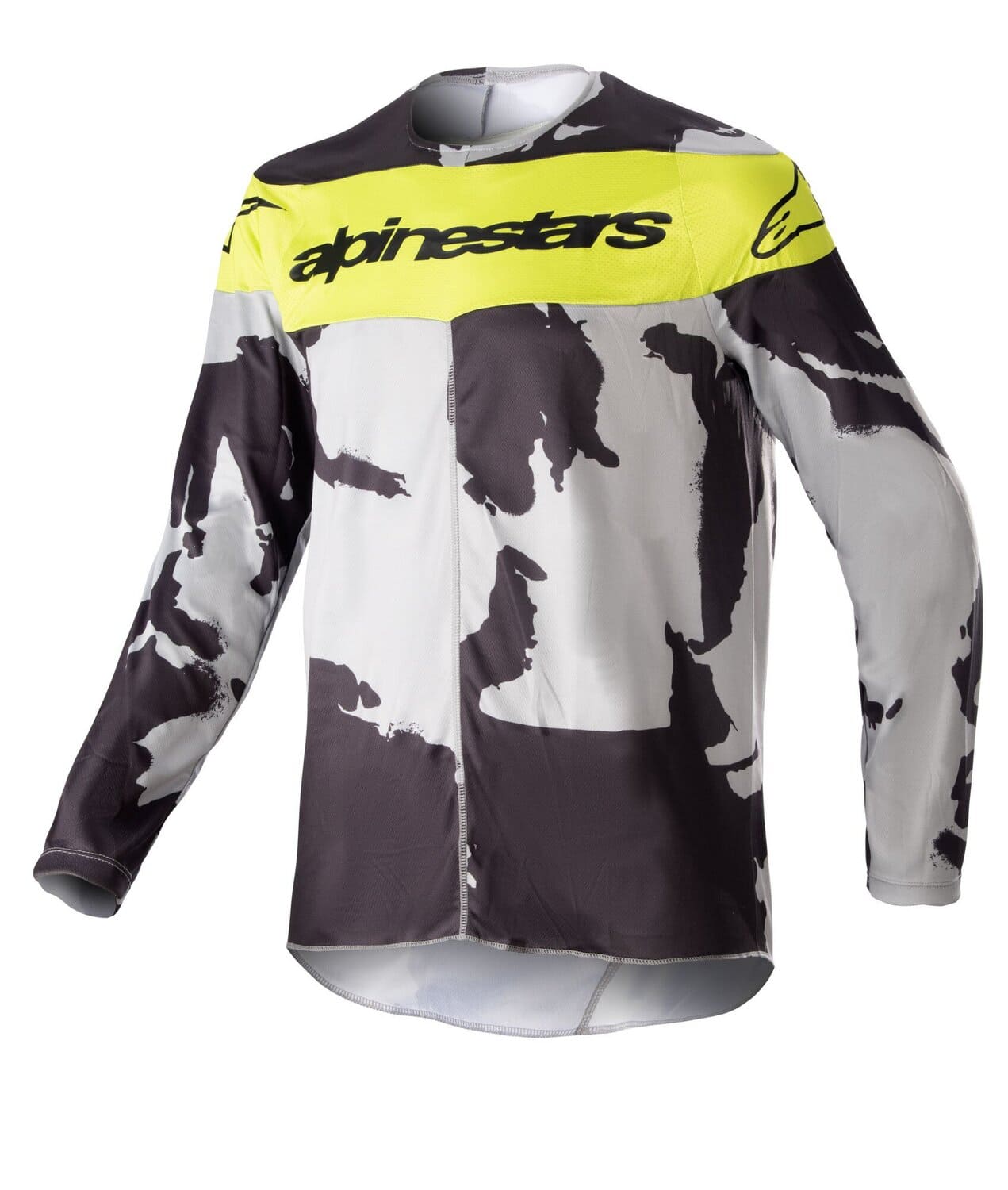 ALP29122300 Maglia MX Alpinestars Kids Racer Tactical camouflage/giallo fluo XL
