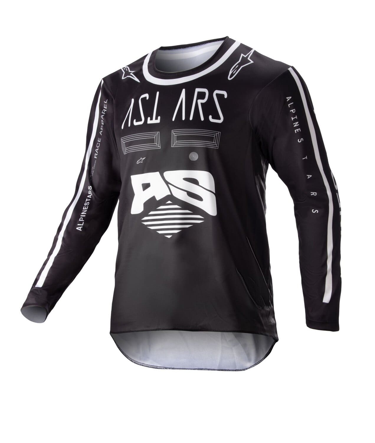 ALP29122328 Maglia MX Alpinestars Kids Racer Found nero XS