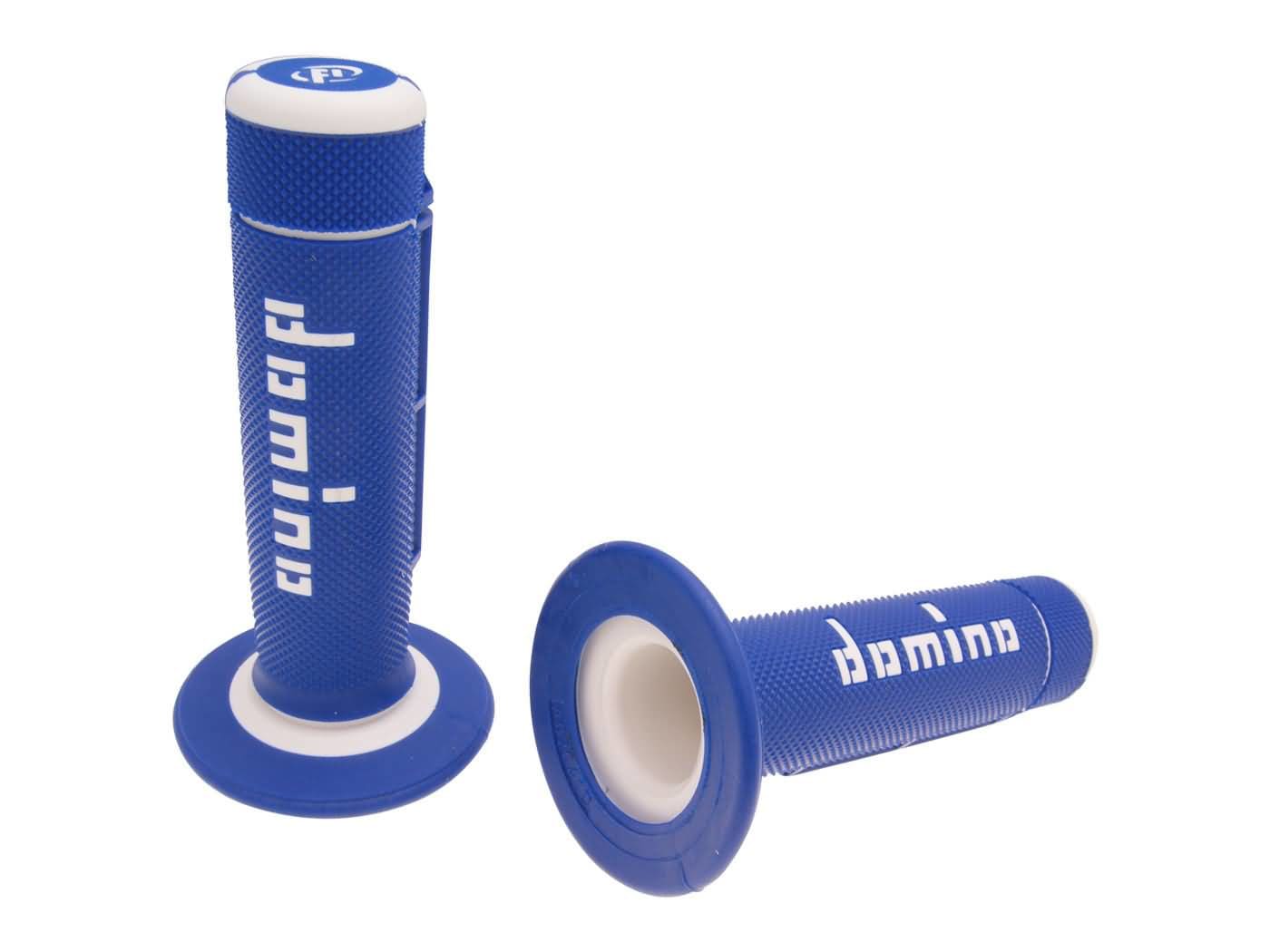 CGN490376 Manopole Cross a 2 componenti Domino blu / bianco, COD: CGN490376
