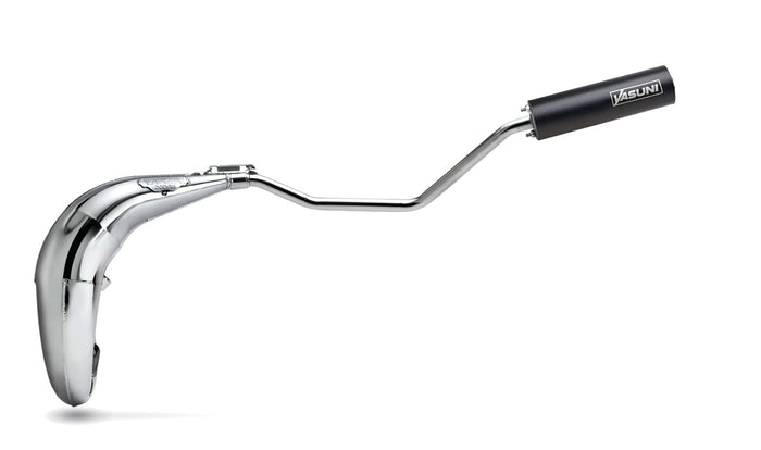 YAS807TBCR-25 Scarico Yasuni Cross ML cromato nero Yamaha DT 50, COD: YAS807TBCR-25