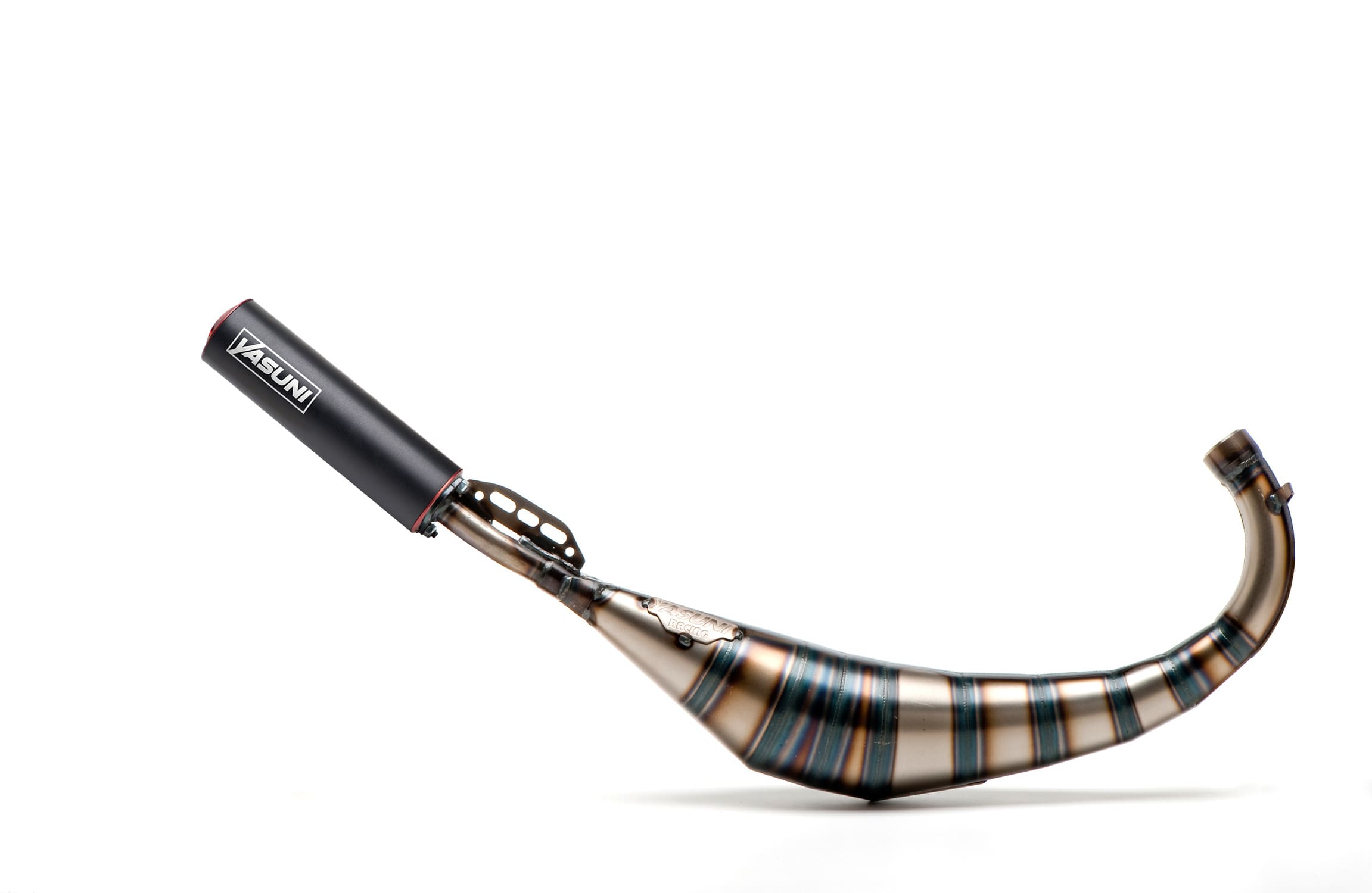 YAS809TR Scarico Yasuni R3 nero / rosso AM6 / Derbi, COD: YAS809TR