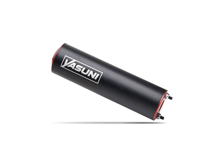YAS-SIL066RTRI Silenziatore Yasuni Max Pro sinistra nero / rosso, COD: YAS-SIL066RTRI