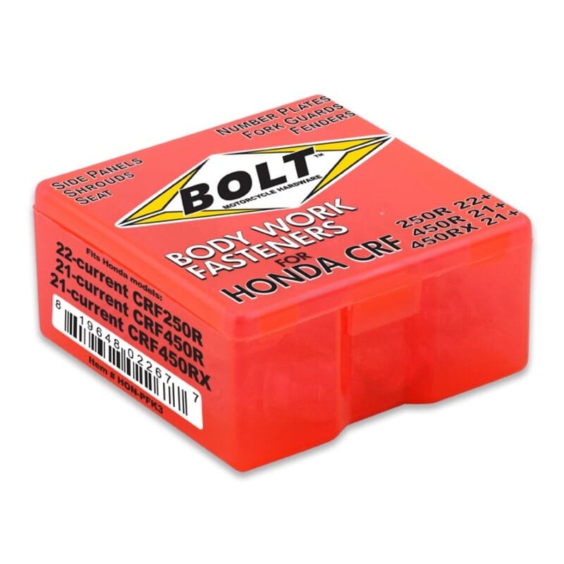 BLT-1109278 Kit bulloneria carena completa Bolt Honda CRF 2022, COD: BLT-1109278