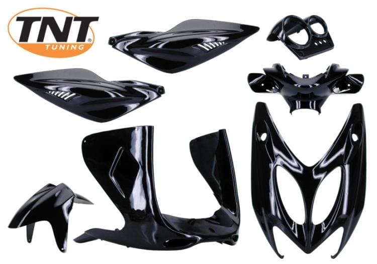 366739 7-piece fairing kit Nitro / Aerox Black Metallic