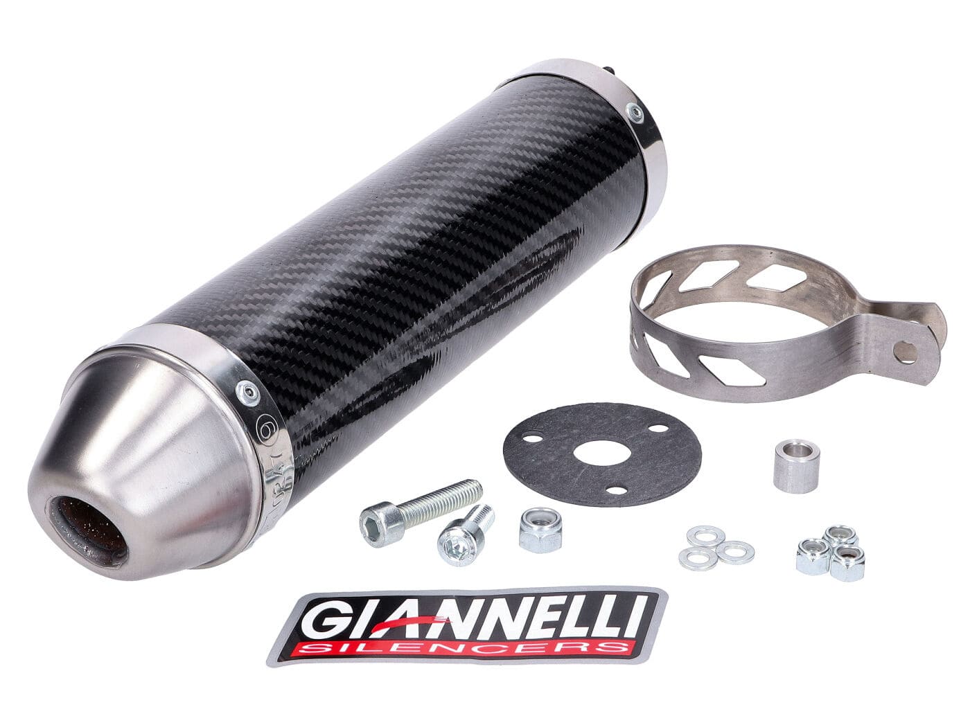 GIA43651HF Silenziatore Giannelli Street Carbone CE Aprilia RS / Yamaha TZR, COD: GIA43651HF