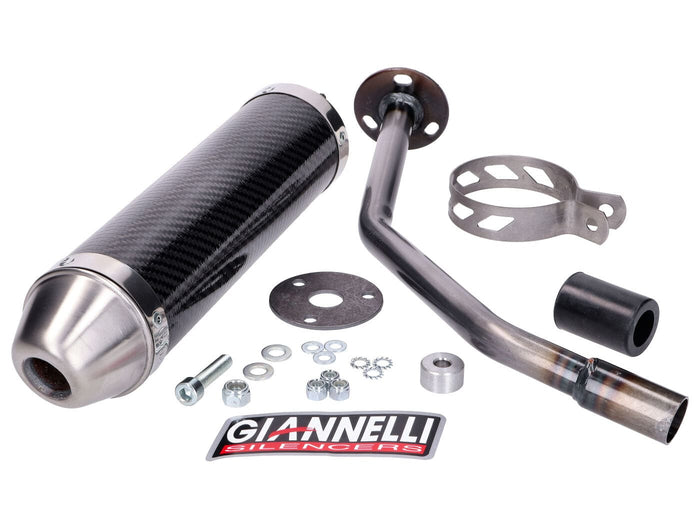 GIA34690HF Silenziatore Giannelli Enduro Carbone CE Beta RR-T + Rieju SMX
