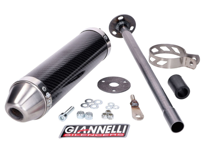 GIA33650HF Silenziatore Giannelli Street Carbone CE Derbi GPR Nude 2004 - 2007, COD: GIA33650HF