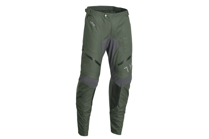 TH290110432 Pantaloni cross Thor Terrain "In the boot" verde oliva / antracite  34