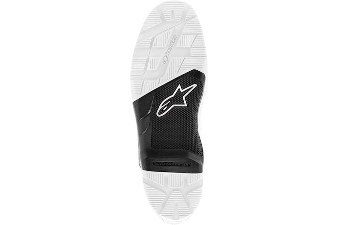 ALP34300762 Suola doppia densità Alpinestars Tech 7 / Tech 3 Enduro nero / bianco dimensione 45,5 - Billaricambi SRLS