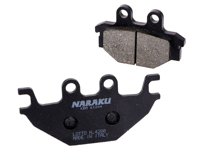 NK430.26 Pastiglie freno Naraku organico Kymco KXR / MXU / Maxxer / UXV / SYM Quad Lander / Yamaha MT / YZF-R, COD: NK430.26