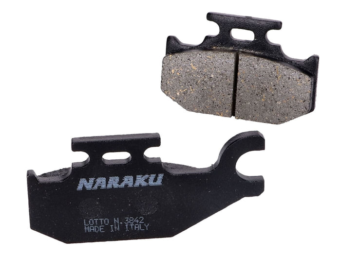 NK430.47 Pastiglie freno Naraku organico Yamaha 660 YXR FAR/FAS Rhino (4x4) / 700 YFM Raptor / 700 YFM RY, COD: NK430.47