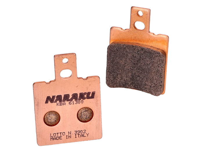 NK430.52/S Pastiglie freno Naraku sinterizzato Aprilia AF1 / RS 125 / Keeway / Hyosung Boomer, COD: NK430.52/S