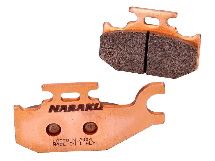 NK430.47/S Pastiglie freno Naraku sinterizzato Yamaha 660 YXR FAR/FAS Rhino (4x4) / 700 YFM Raptor / 700 YFM RY, COD: NK430.47/S