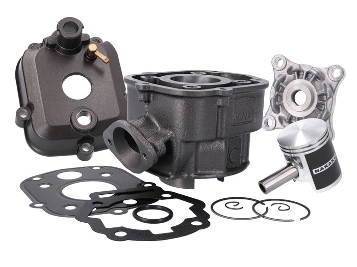 KIT.Z.41076 Gruppo termico Naraku 50cc inkl. Zylinderkopf Derbi Senda / Aprilia RX/SX / RS4 / Gilera RCR/SMT D50B0 E4 2018-, COD: KIT.Z.41076