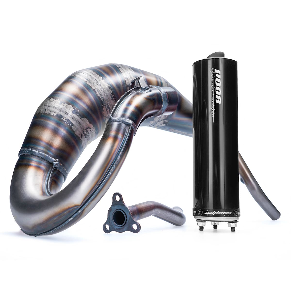 VCR-RD36184/BK Marmitta Voca Cross Rookie 50/70cc silenziatore nero CE Sherco 50cc