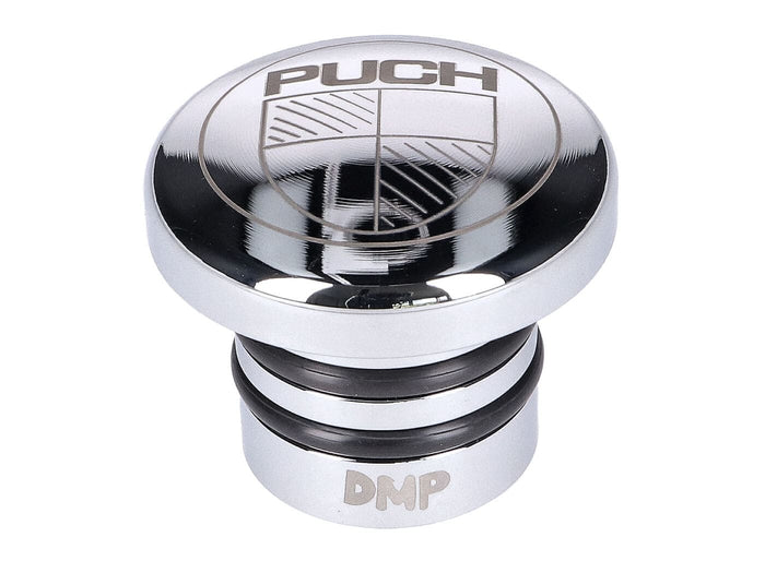 MOF-44221 Tappo serbatoio inox lucidato con logo Puch Puch Maxi S / N, COD: MOF-44221