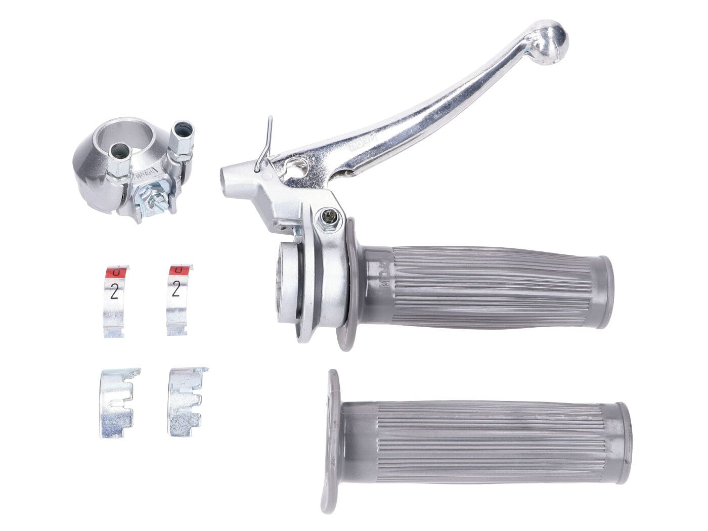 MOF-48820 Set leva cambio completo 2 velocità / 3 velocità grigio Puch / Sachs / Zündapp, COD: MOF-48820