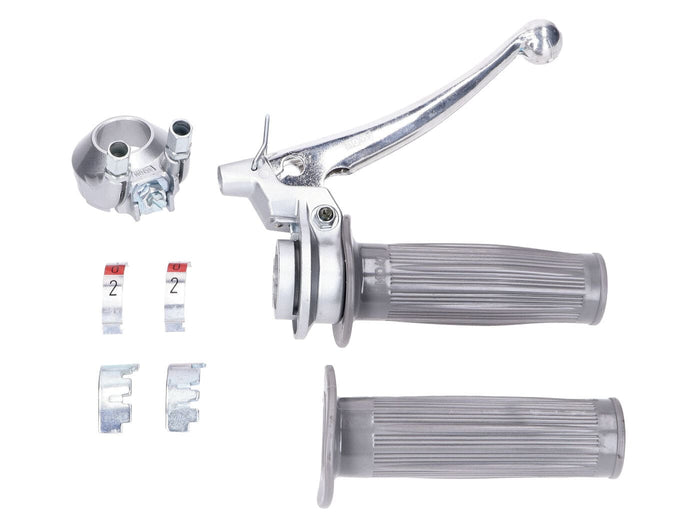 MOF-48820 Set leva cambio completo 2 velocità / 3 velocità grigio Puch / Sachs / Zündapp, COD: MOF-48820