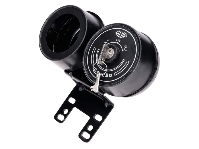 IP44362 Porta tachimetro e blocca accensione nero universale ciclomotori, COD: IP44362
