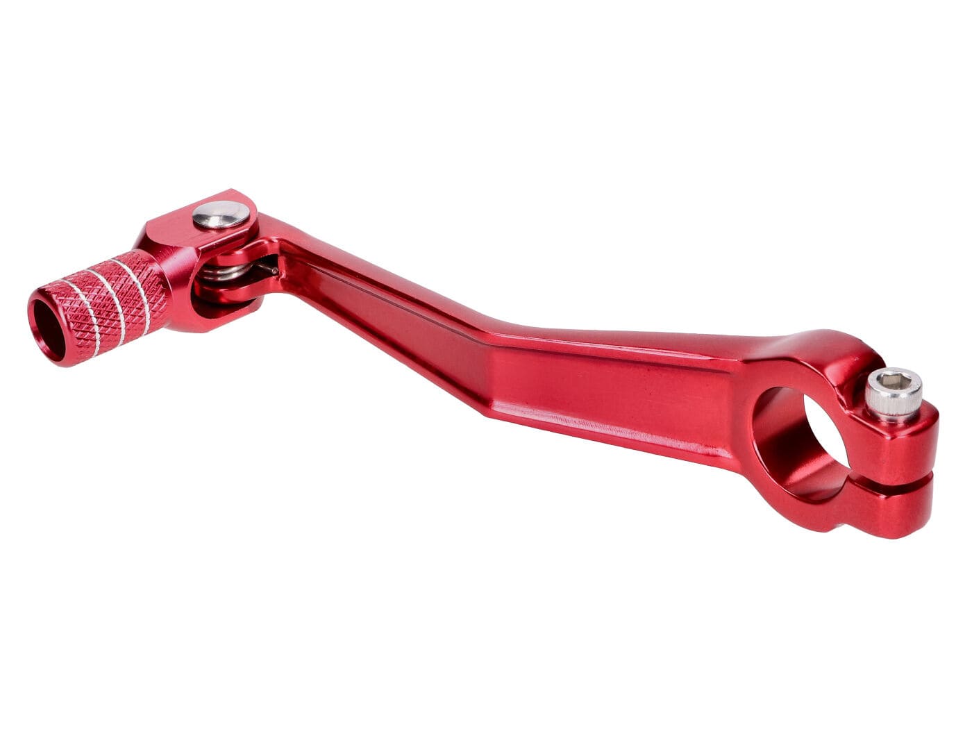 MOF-43600 Leva cambio pieghevole alluminio rosso Simson S50 / S51 / S53 / S70 / S83, COD: MOF-43600