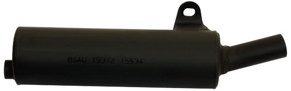 GIA54024 Silenziatore Giannelli Enduro Acciaio nero Yamaha DT 80 LC 1985 - 2001, COD: GIA54024