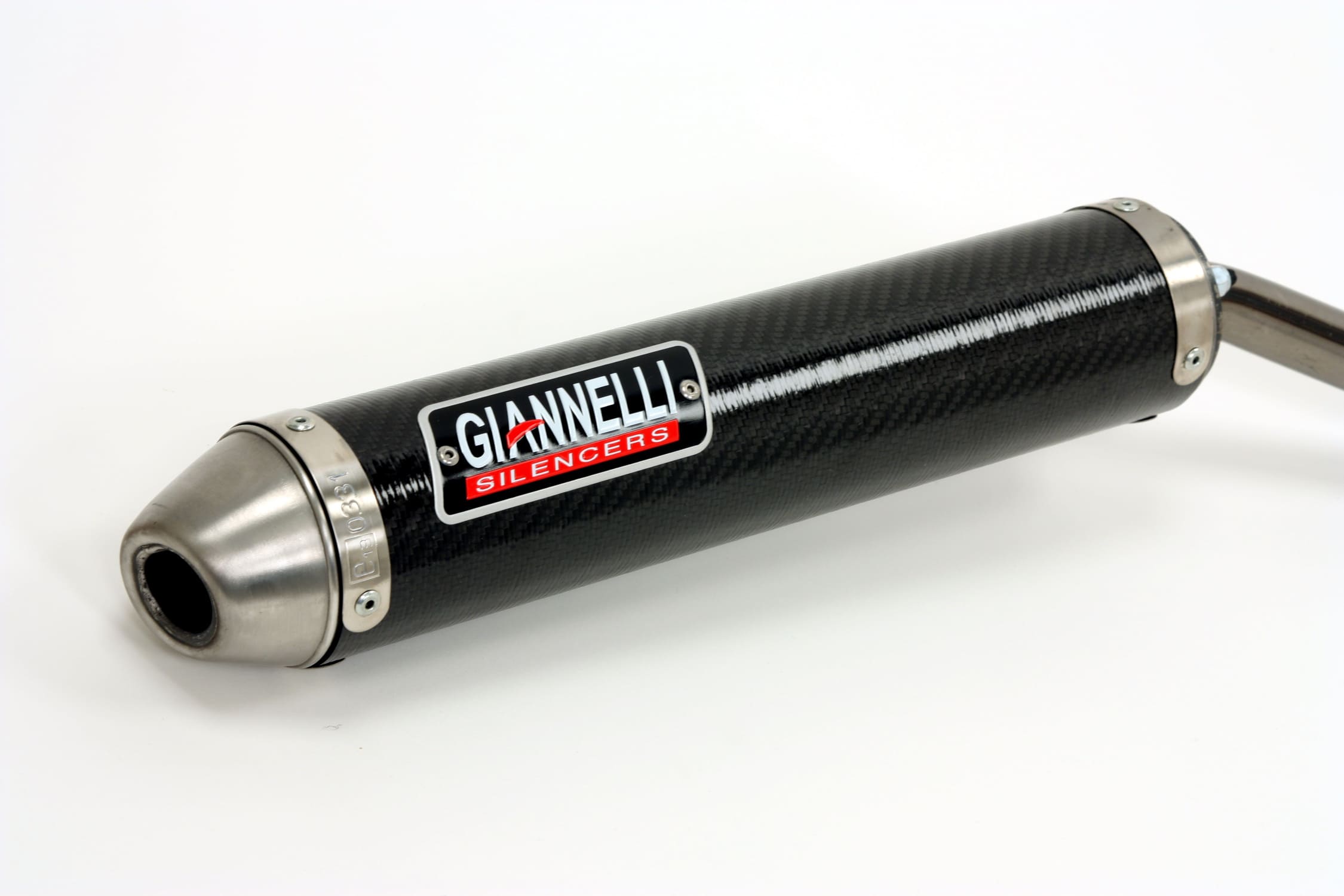 GIA54603HF Silenziatore Giannelli Enduro Carbone CE Aprilia MX 125 2T 2004 - 2008, COD: GIA54603HF